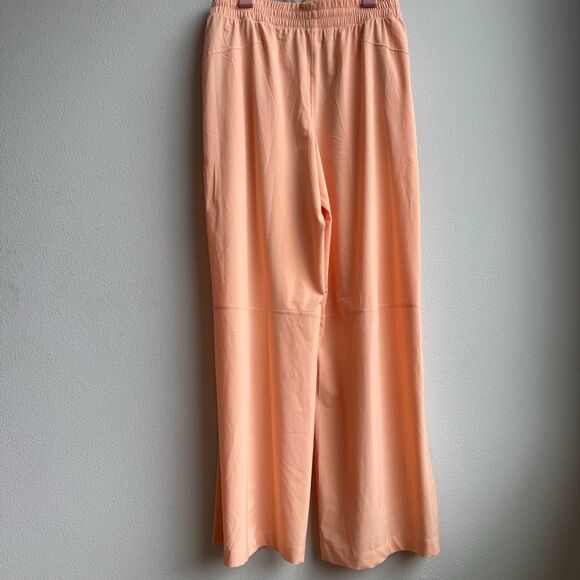 Lululemon Swift Mid Rise Wide Leg Pant Peach Bellini Orange Size 8 Medium - Picture 5 of 6